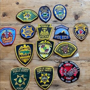 Police Patches (all 14)